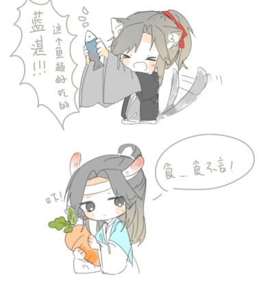 魔道祖师 魏无羡 蓝忘机 图片来源于网络 侵删