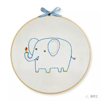 可爱的刺绣小动物们