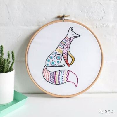 可爱的刺绣小动物们