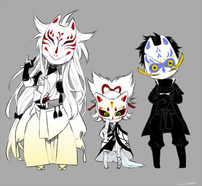 小狐丸，小夜，同田贯