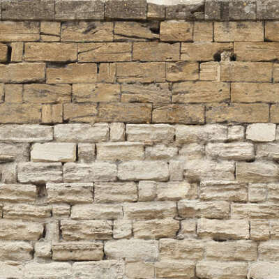 brick medieval sandstone weathered bare