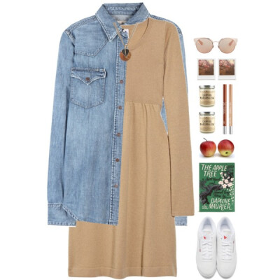 #sweaterdresses #denimshirt #SNEAKERSANDDRESSES #applepicking