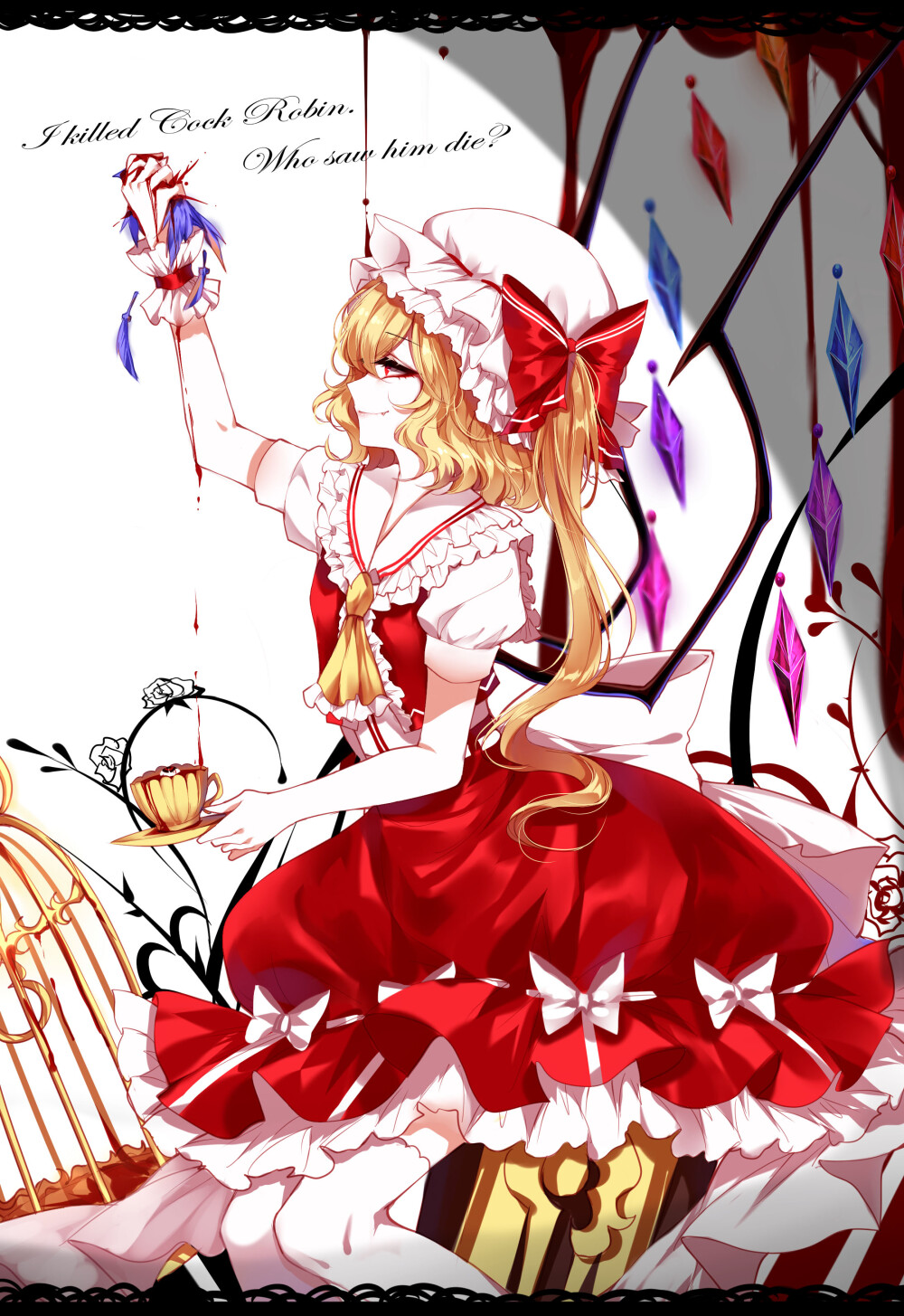 Tags: Fanart, Touhou, Flandre Scarlet, Pixiv, Fanart From Pixiv, Sheya