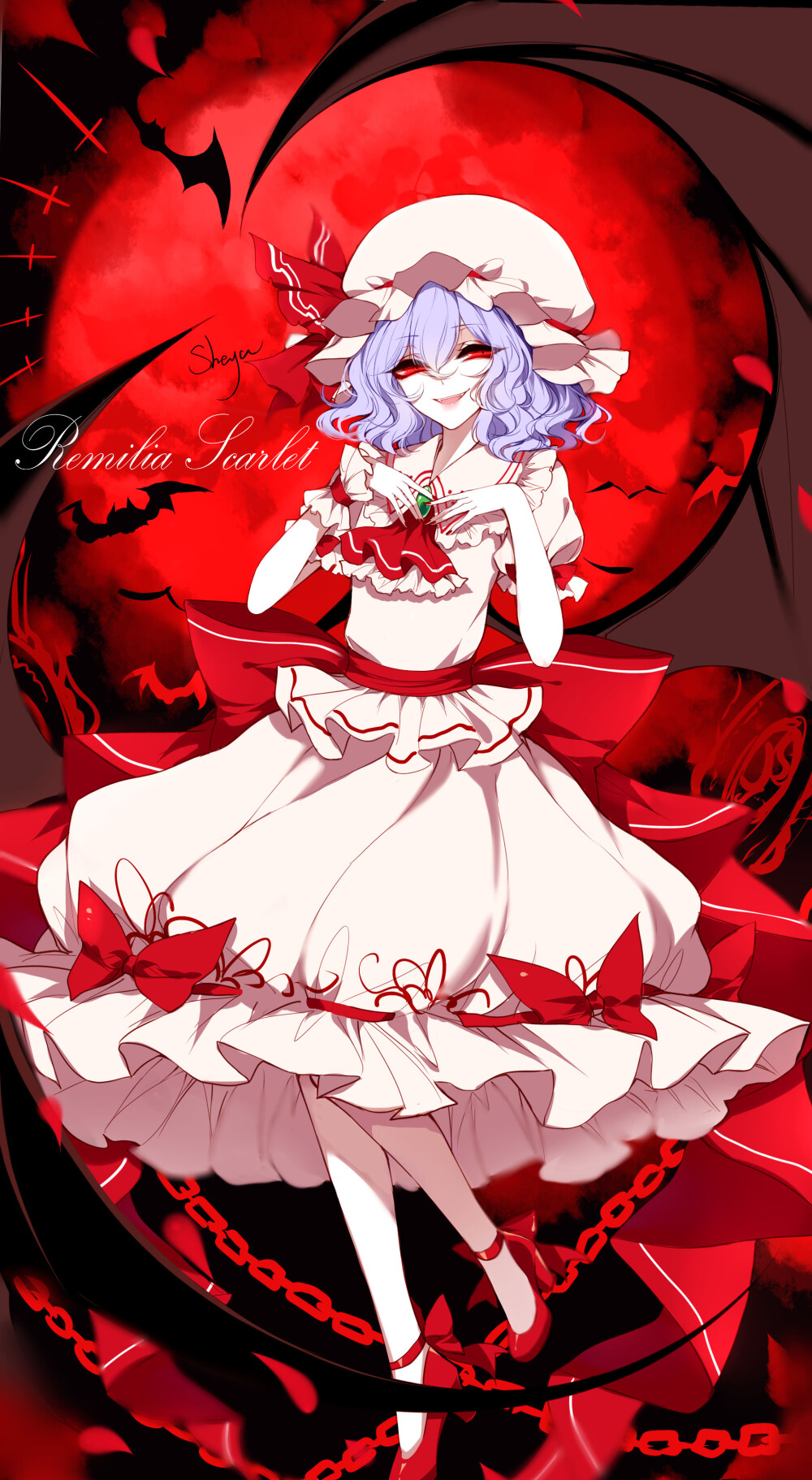 Tags: Fanart, Touhou, Remilia Scarlet, Pixiv, Fanart From Pixiv, Sheya