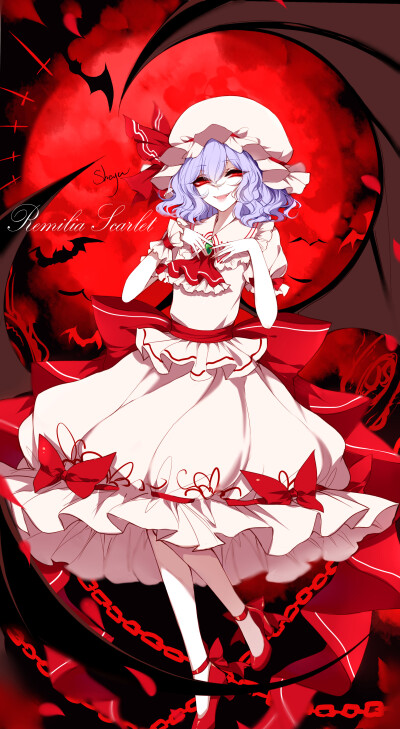 Tags: Fanart, Touhou, Remilia Scarlet, Pixiv, Fanart From Pixiv, Sheya