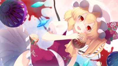 Tags: Touhou, Wallpaper, Flandre Scarlet, Pixiv Id 1661046