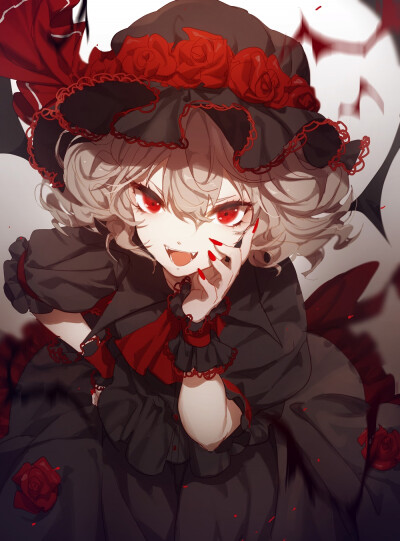 Tags: Fanart, Touhou, Remilia Scarlet, Pixiv, Fanart From Pixiv, Twitter, Mobile Wallpaper, No-kan