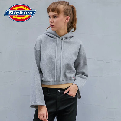 Dickies2017女士套头连帽卫衣 高腰露脐上衣173W30EC10