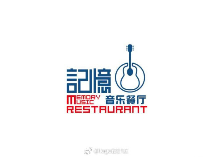 音乐主题餐厅LOGO设计欣赏 #logo设计匠# ​​​​