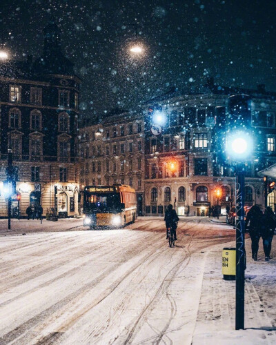 哥本哈根 雪景