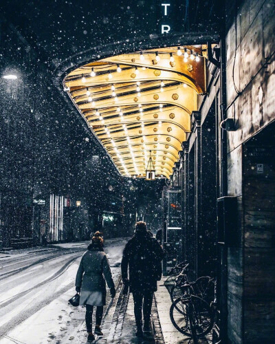 哥本哈根 雪景