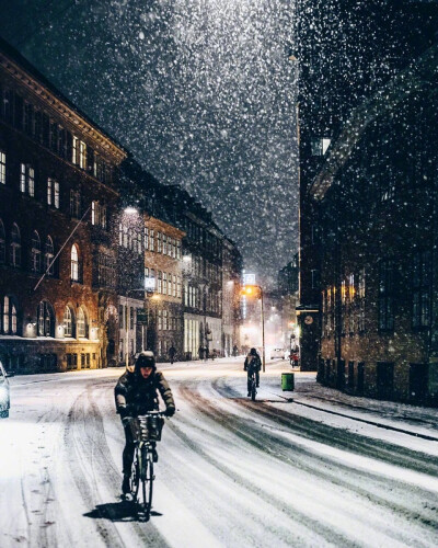 哥本哈根 雪景