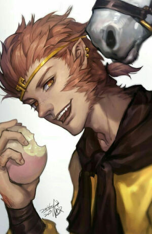 大师兄
他披着霞光而来，踏南天碎凌霄。