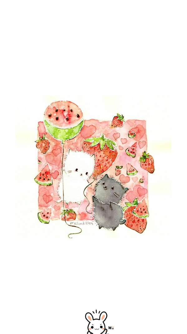 壁纸#草莓#水果#萌宠