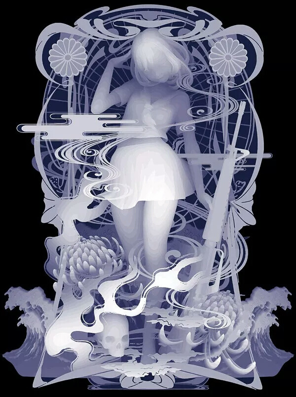 kazuki takamatsu / 日本新生代艺术家 以其独特的,高辨识度的单色画