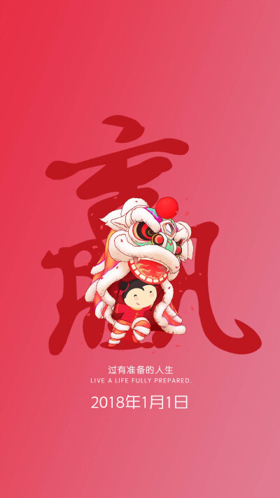 Happy New Year 2018 新年快乐 除夕 新年壁纸 新年愿望 新年祝福 春节壁纸 素材(◕‿◕✿