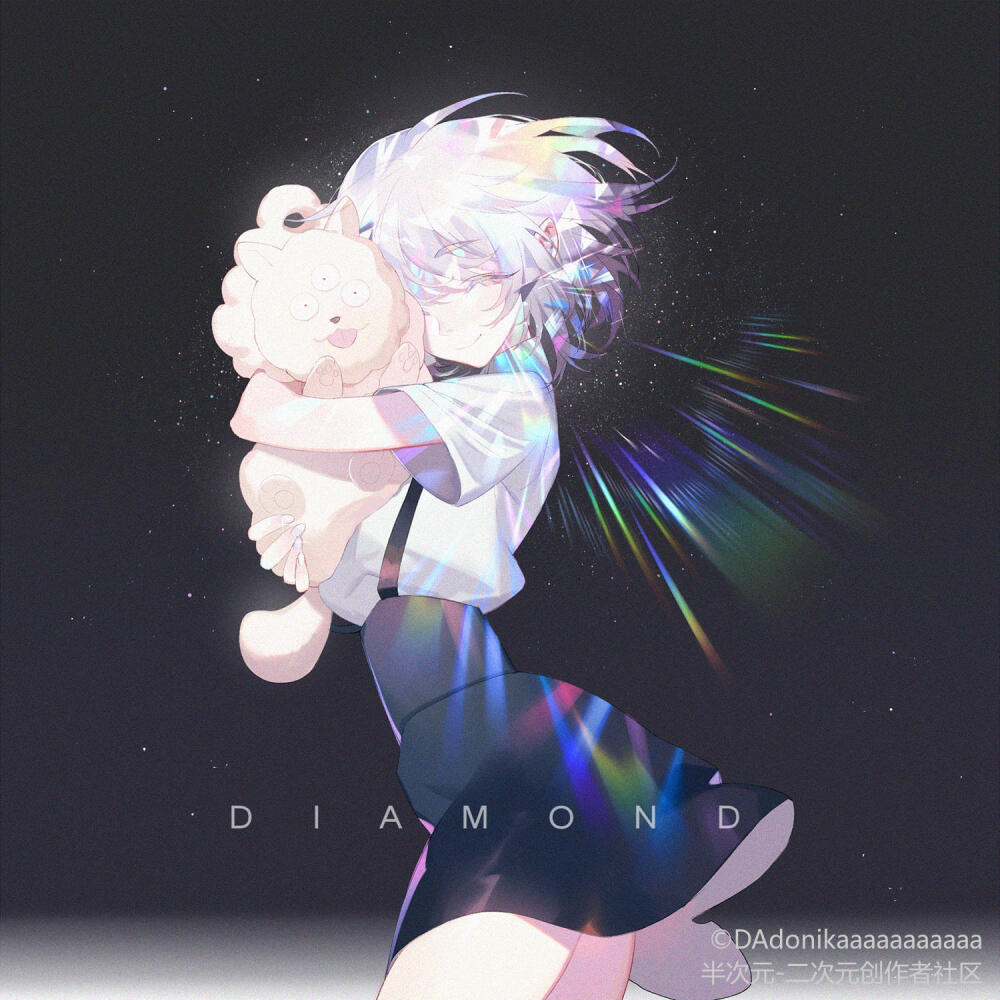 【宝石之国 钻石 diamond】
钻石和月人汪汪