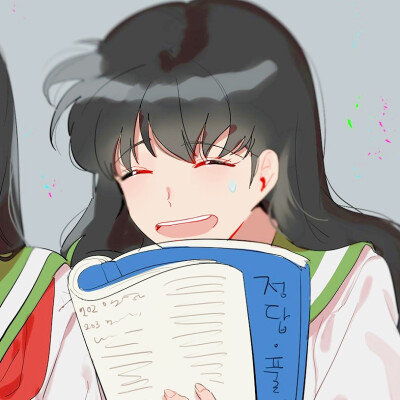 一朵草/情侣头像。
原截：谜忧酱