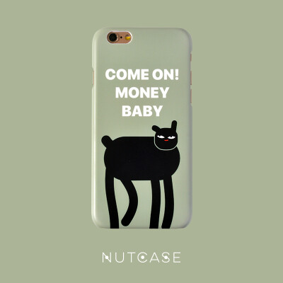 NUTCASE原创新年暗黑招财猫iPhone8苹果7plus手机壳X硬壳6s保护套