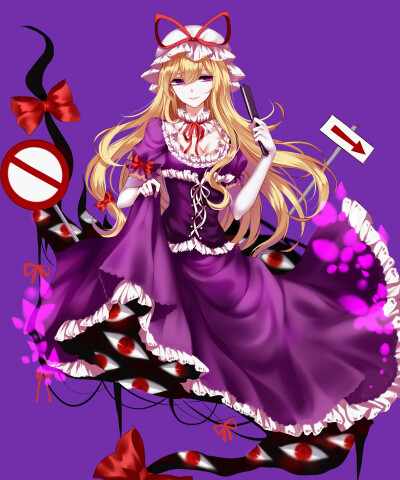 Tags: Fanart, Touhou, Yakumo Yukari, Pixiv, Fanart From Pixiv, Sheya