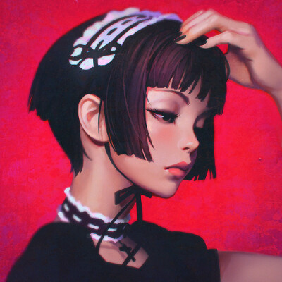 by 画师 Ilya Kuvshinov kr0npr1nz.tumblr.comarchive