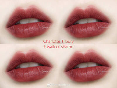 charlotte tilbury 口红试色