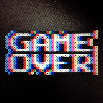 拼豆-重影字母游游戏结束GAME OVER