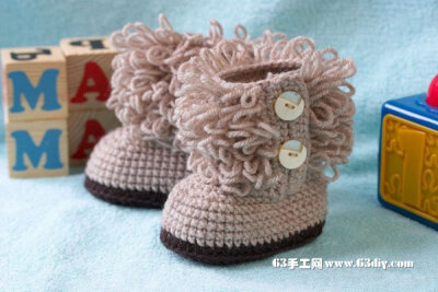 UGG,毛线鞋,婴儿鞋,宝宝鞋,钩针编织