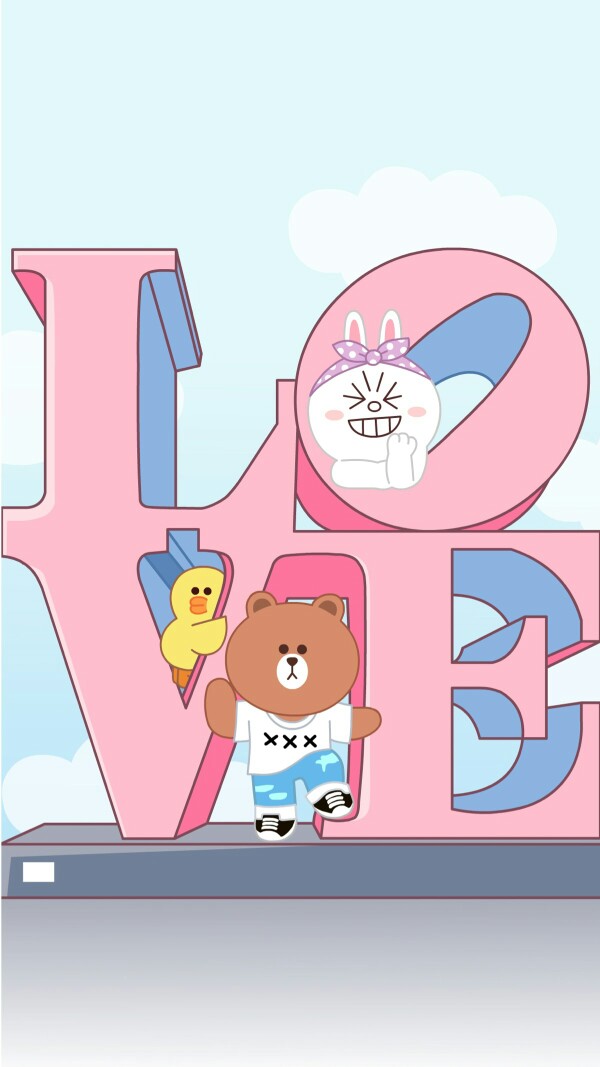 linefriends布朗熊77可妮兔