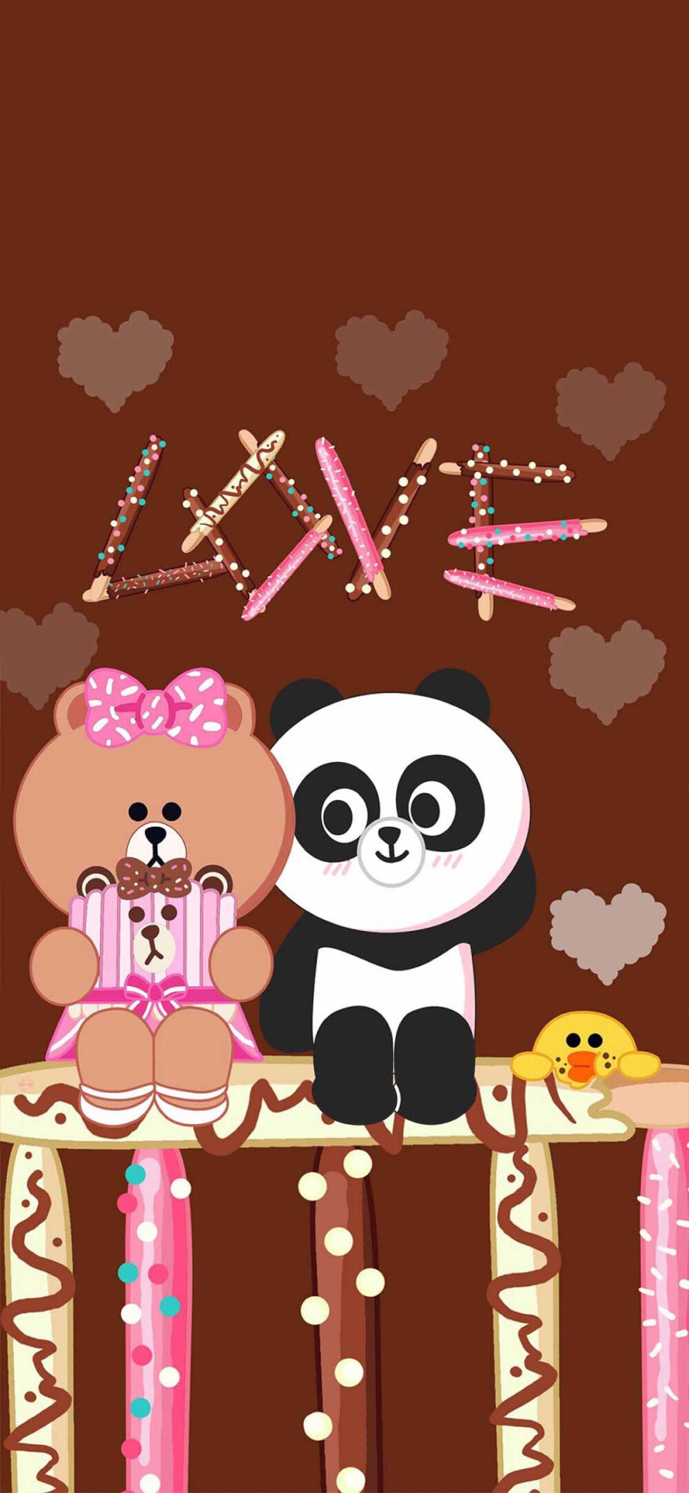 linefriends布朗熊77可妮兔