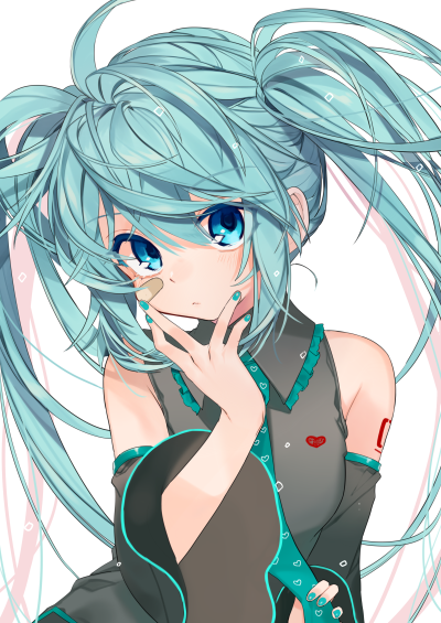 VOCALOID 初音未来 绘师：ごとー（pixiv id=2956783） 本作品pixiv id=66640966