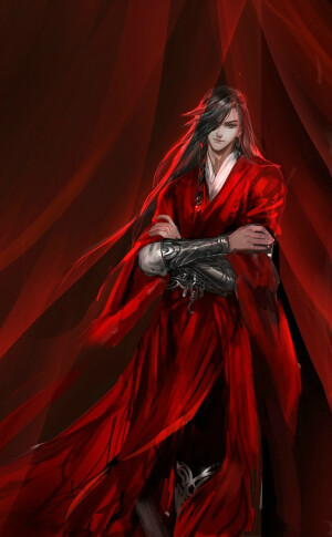 #墨香铜臭##天官赐福# 花城  绘师：框娃子