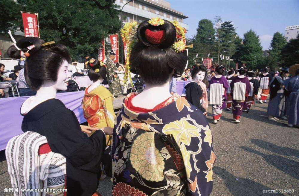 和服 传统 艺伎 舞伎 和风 日本 东瀛 和服腰带 华丽 