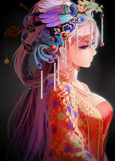 T^T喜欢的抱走，古风 红衣 壁纸 插画 妖孽 美女 剑三 