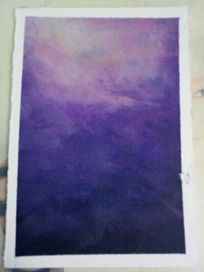 我画不出云彩的感觉
因为它神秘又美丽