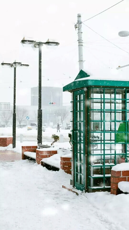 雪景壁纸，温暖寒冬