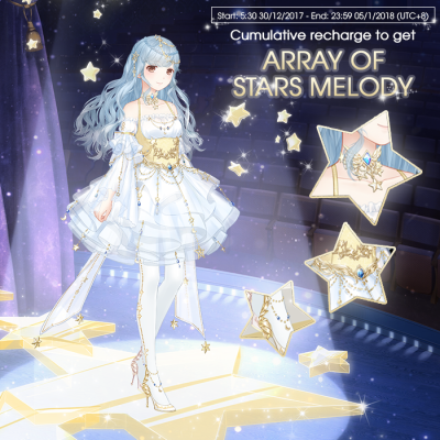 array of stars melody