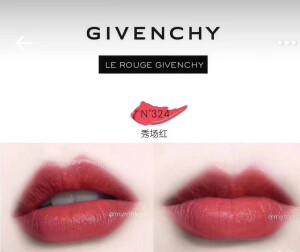 纪梵希Givenchy324口红试色 图源见水印