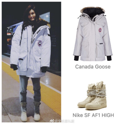 何穗┊Canada Goose羽绒服 Adidas运动裤 Nike SF AF1高帮运动鞋 ​​​​