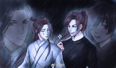 天官赐福 国债花怜 骨折双玄 血雨探花/花城 花三怂 太子谢怜 青鬼戚容 黑水沉舟 风师 水师 权一真 奇英殿下 引玉 请见图下角微博水印，努力保证是原创水印/花怜面具图1