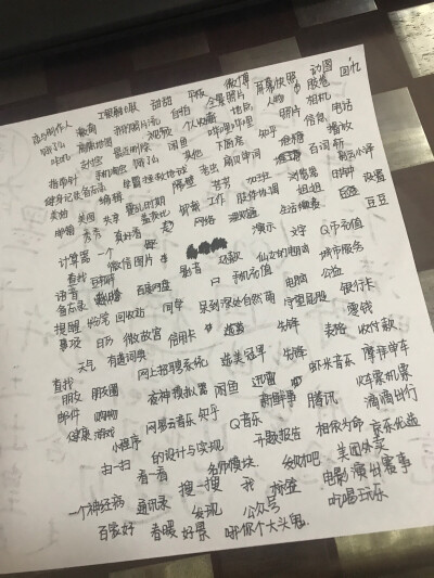 边打电话边写的 其实只要认真 字总不会太难看