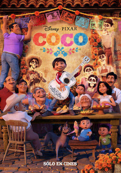 《COCO》又名《寻梦环游记》一个关于追梦与亲情的故事。