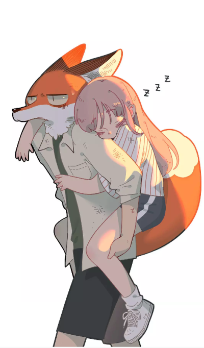 废柴狐阿桔 壁纸 漫