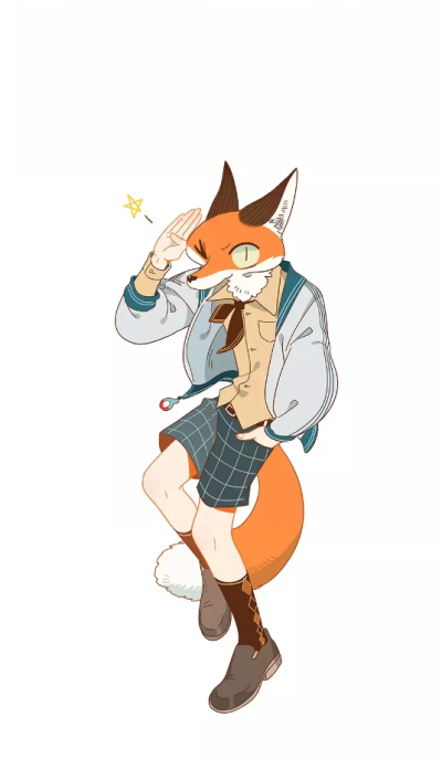 废柴狐阿桔 壁纸 漫