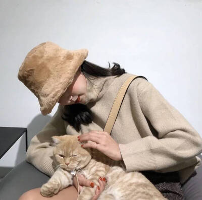 头像 女 姐妹 猫