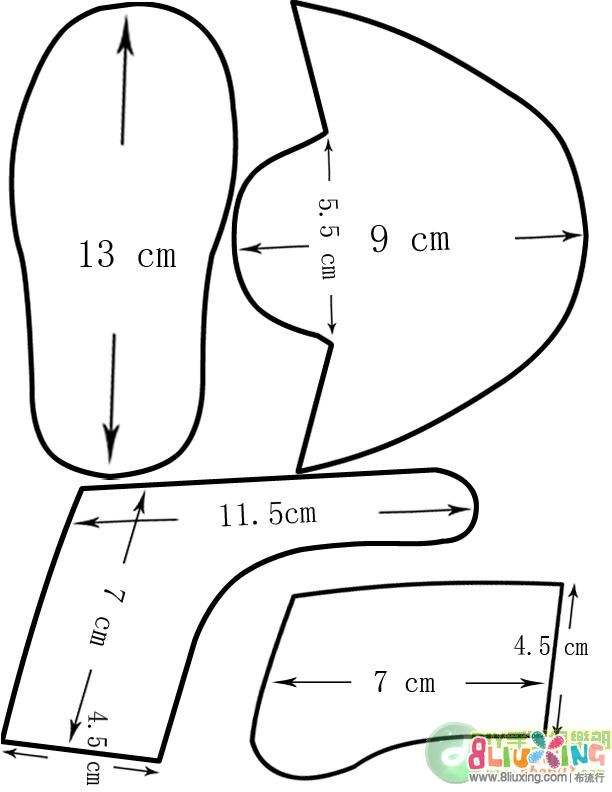 宝宝鞋图纸