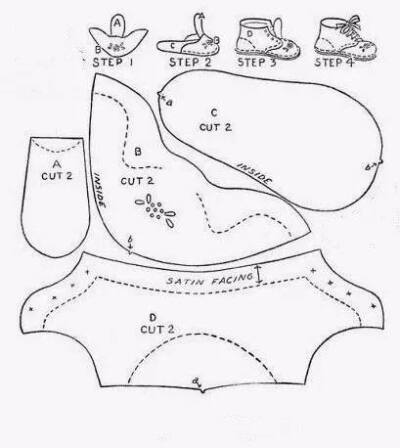 宝宝鞋图样分享