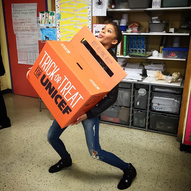 [20141028] Zendaya Maree Stoermer Coleman, Let the TRICK-OR-TREATING begin!!!! @unicefusa