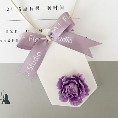 韩国香薰精油扩香石，紫色康乃馨款颜色根据客户要求定制，纯手工制作[嘿哈][嘿哈]