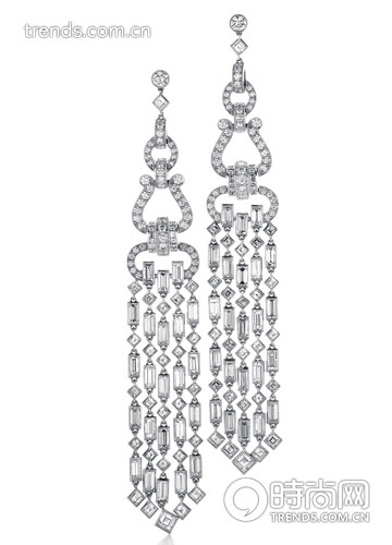 蒂芙尼（Tiffany ）Baguette Tassel耳环，RMB 680,000